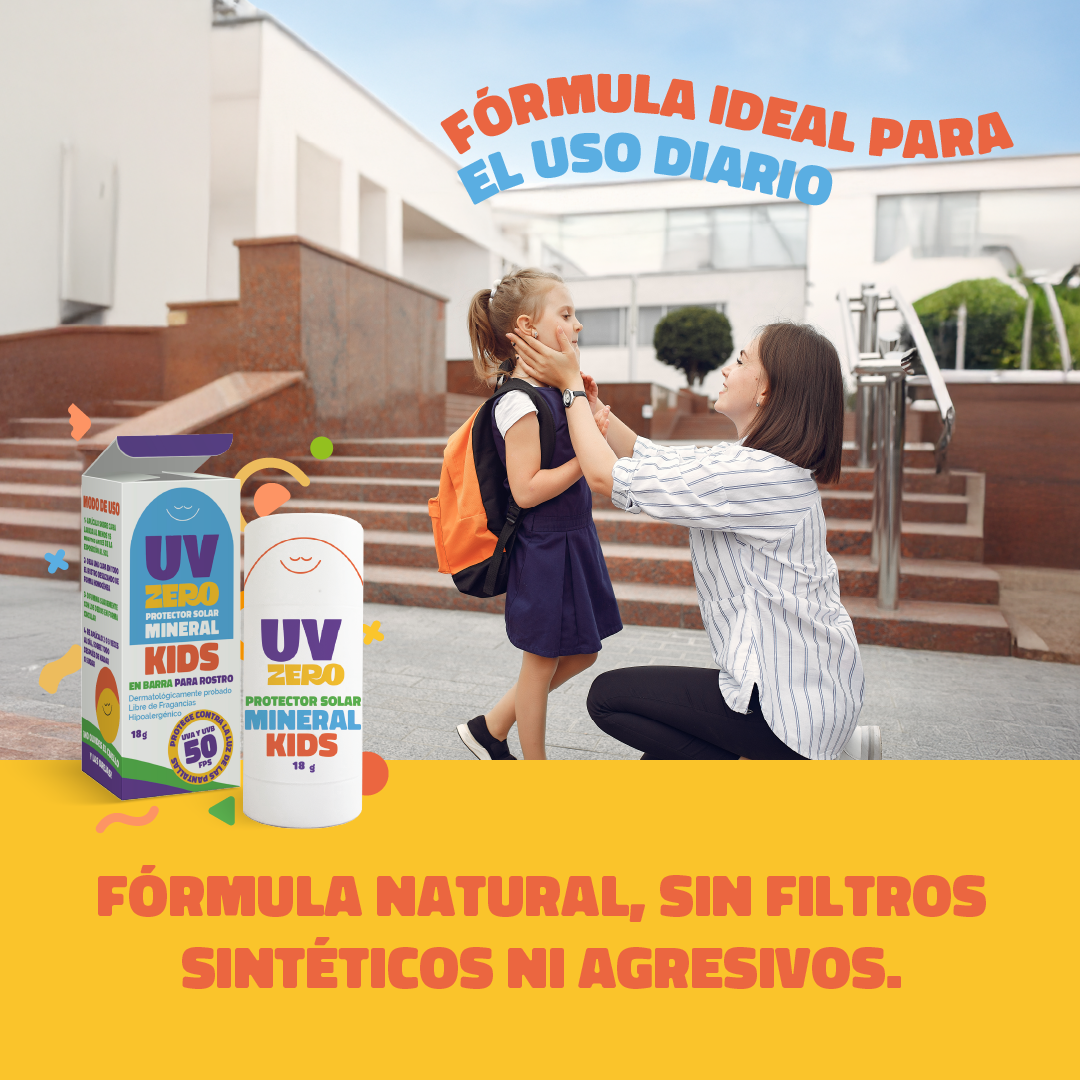 UV ZERO - Bloqueador Solar Mineral en Barra para Niños | FPS 50