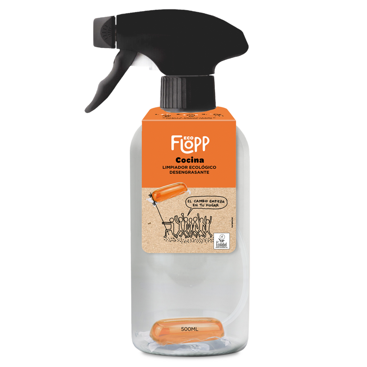 FLOPP ECO Cocina – Botella + 1 Cápsula – NaturalDry Distribuidoras