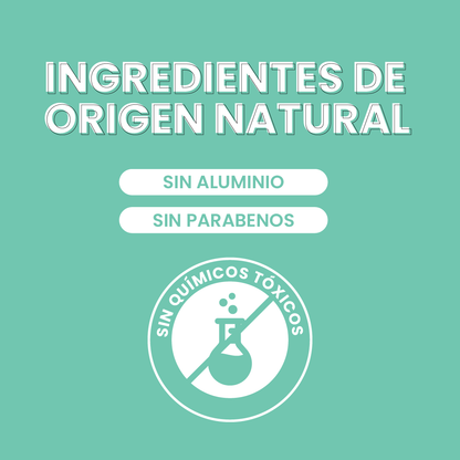 1 Desodorante natural MEN en barra - Aroma Romero con ALUMBRE