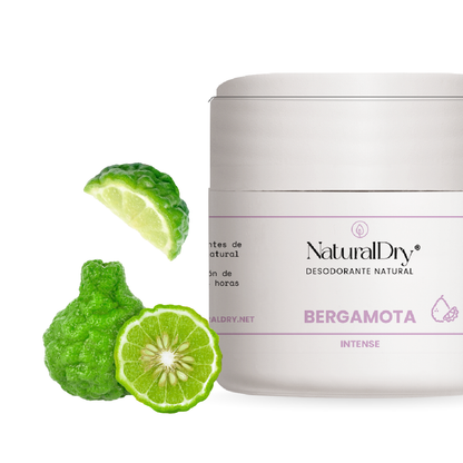 Desodorante natural MUJER INTENSE en crema - Aroma Bergamota con ALUMBRE