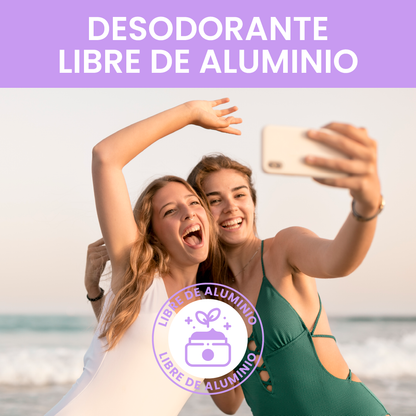 Desodorante natural MUJER INTENSE en crema - Aroma Bergamota con ALUMBRE