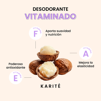 Desodorante natural MUJER INTENSE en crema - Aroma Bergamota con ALUMBRE