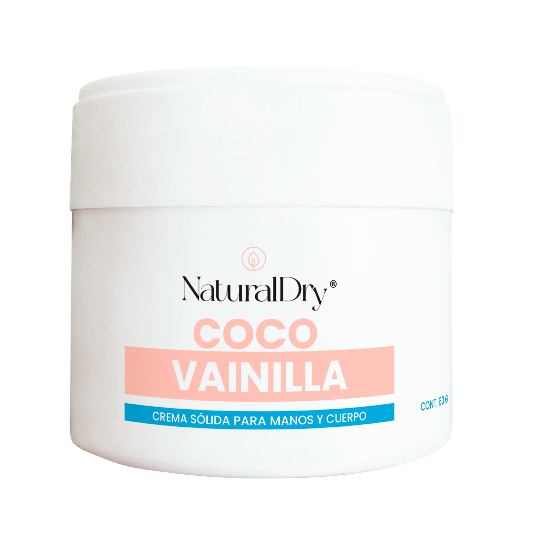 Crema natural para manos Coco-Vainilla
