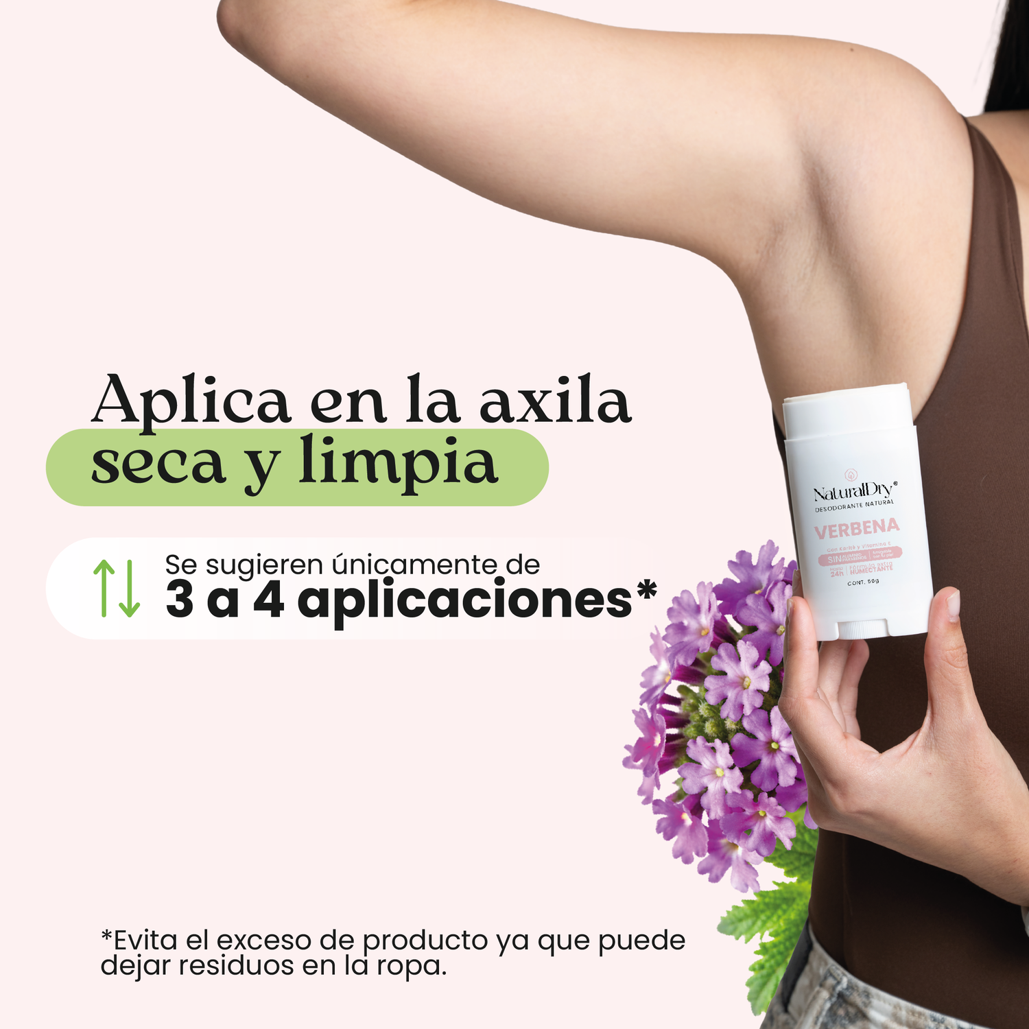 Desodorante natural en barra - unisex - verbena