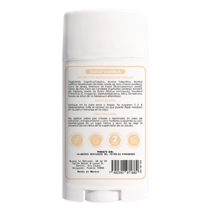 Desodorante natural NaturalDry en barra - Coco-Vainilla