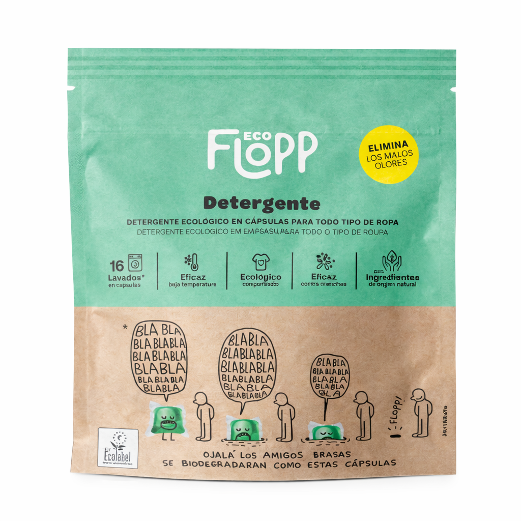 FLOPP ECO Detergente Ecológico - 16 Capsulas