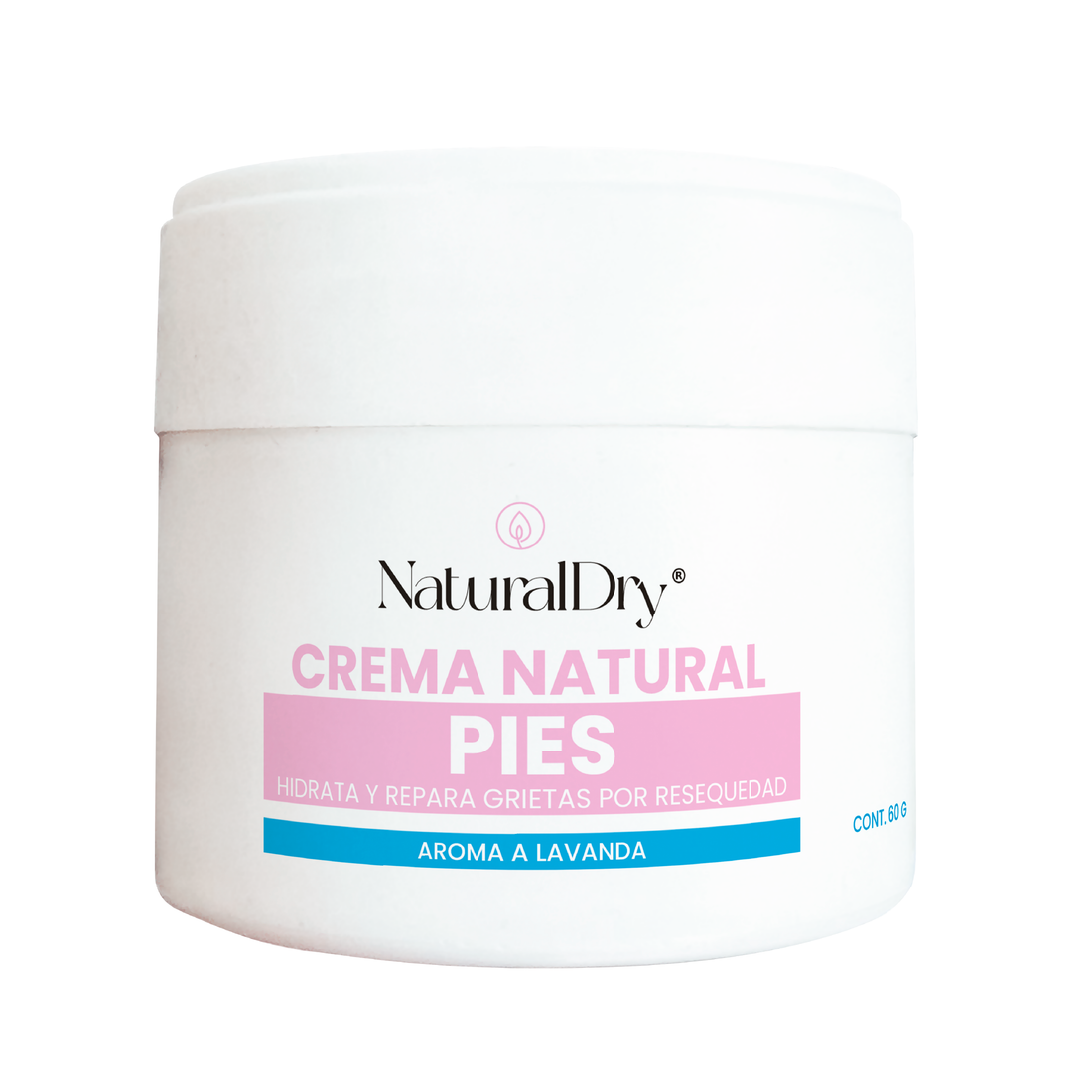 Crema natural para pies resecos - vegana