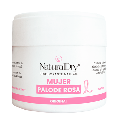Desodorante natural en crema - mujer - palo de rosa