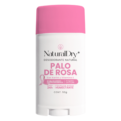 Desodorante natural en barra - Artesanal - Palo de Rosa- NaturalDry®