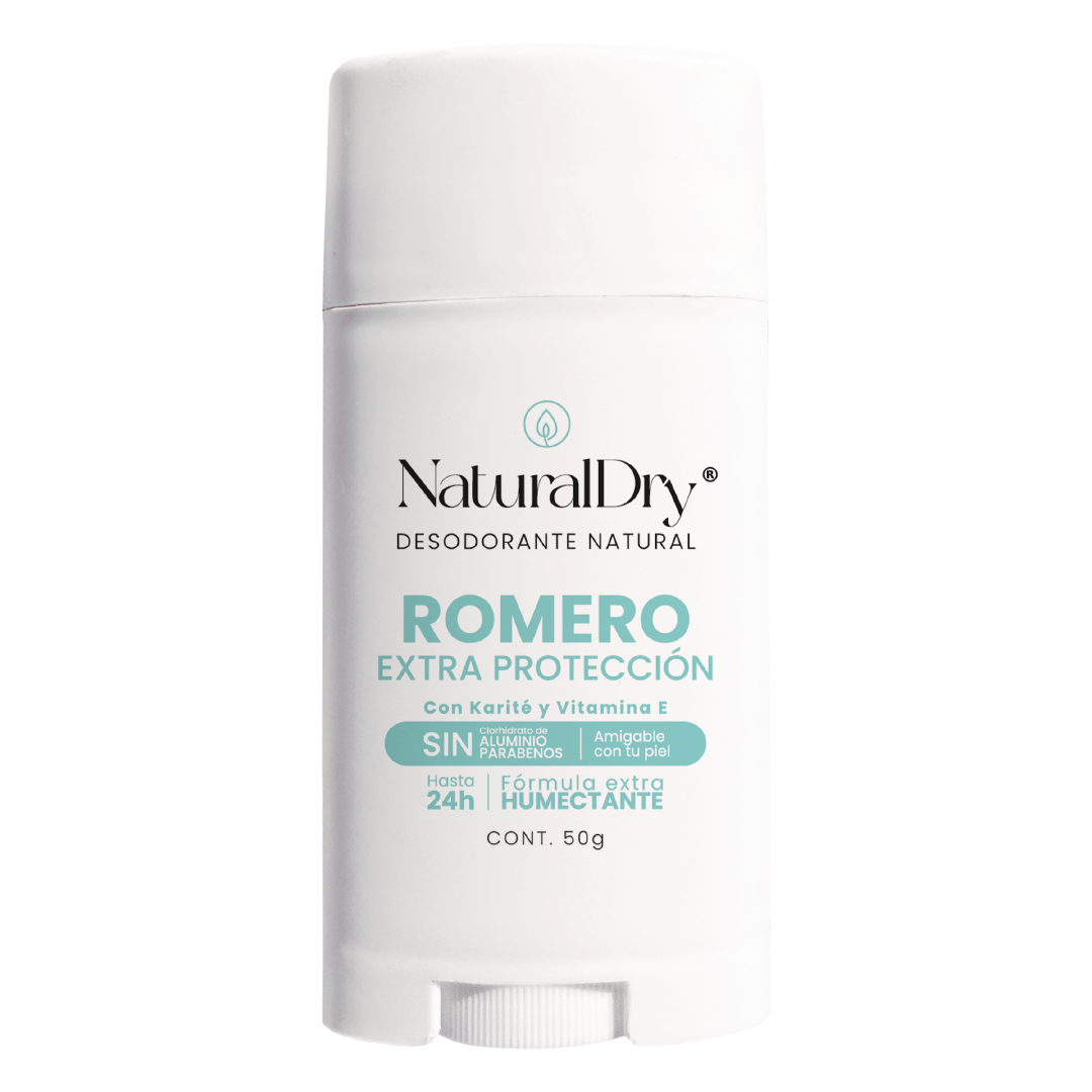 Desodorante natural MEN en barra - Aroma Romero con ALUMBRE