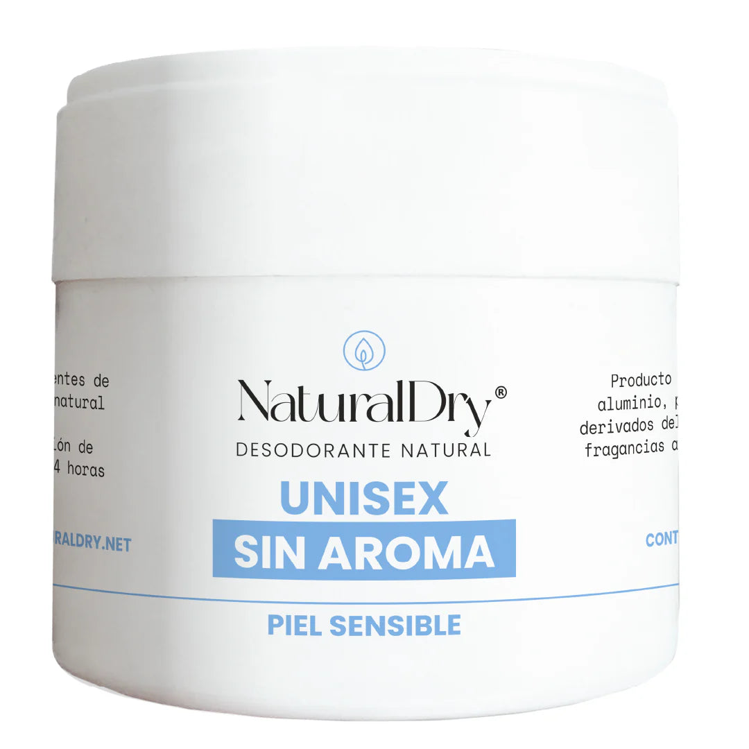 Desodorante natural en crema - Sin Aroma - sin bicarbonato de sodio