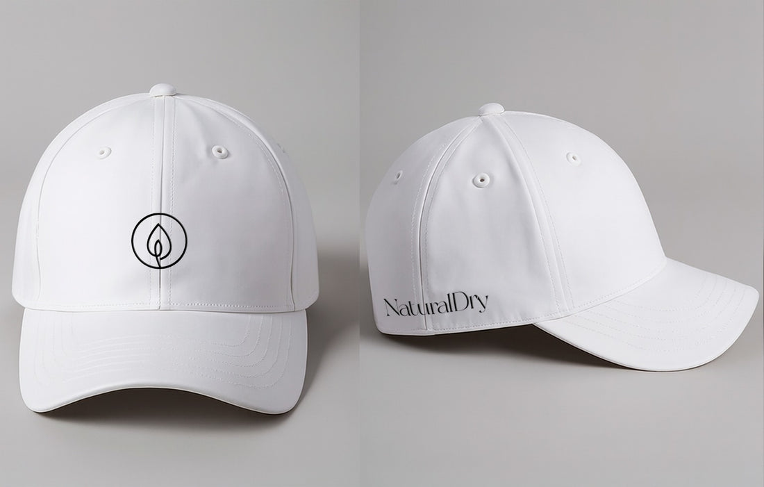 Gorra blanca bordada Naturaldry